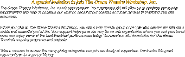 A special invitation to join