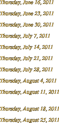 Thursday, June 16, 2011 