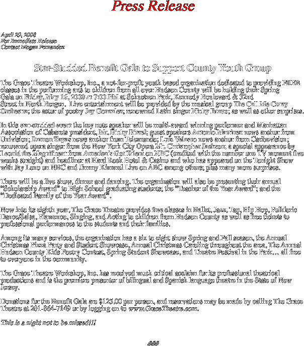 Press Release